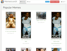 Tablet Screenshot of memecrunch.com
